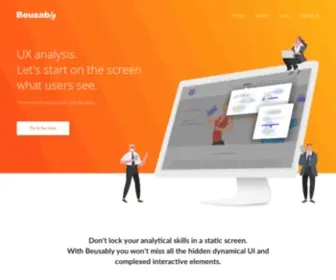 Beusably.net(All-In-One UX Analytics Tool) Screenshot