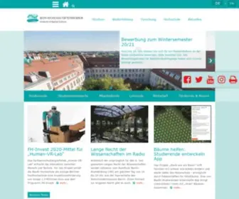 Beuth-Hochschule.de(Studiere Zukunft: Die staatliche Berliner Hochschule für Technik (BHT)) Screenshot
