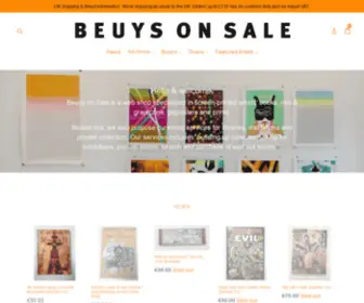 Beuysonsale.com(Beuys on Sale) Screenshot