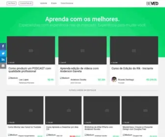 Beved.com.br(Cursos online e presenciais para você aprender e ensinar novas habilidades) Screenshot