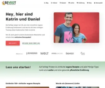 Bevegt.de(Vegan leben und laufen) Screenshot