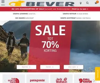 Bever.nl(Buiten is nooit ver weg. Met 40 winkels in heel Nederland) Screenshot