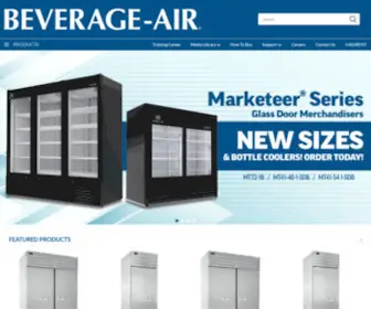 Beverage-Air.com(Your complete refrigeration source. Beverage) Screenshot