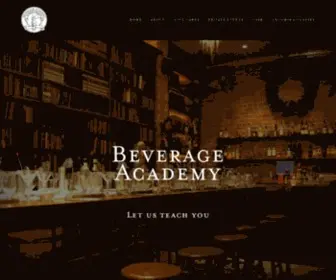 Beverageacademy.com(The Beverage Academy) Screenshot