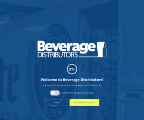 Beveragedist.com(Beverage Distributors Inc) Screenshot
