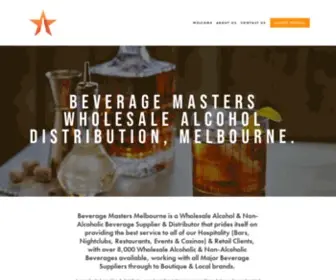 Beveragemasters.com.au(Beverage Masters Wholesale Alcohol) Screenshot