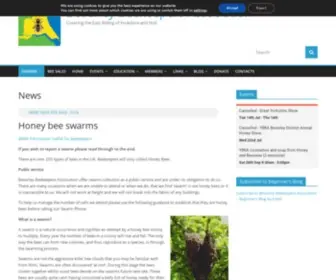 Beverleybeekeepers.co.uk(Honey bee swarms) Screenshot