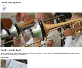 Beverleybigband.co.uk(The Beverley Big Band) Screenshot