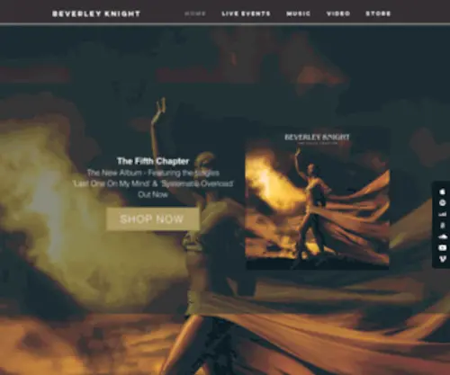 Beverleyknight.com(Beverley Knight) Screenshot
