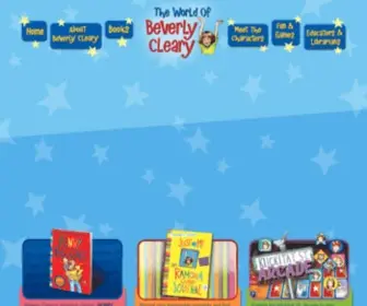 Beverlycleary.com(Browse books) Screenshot