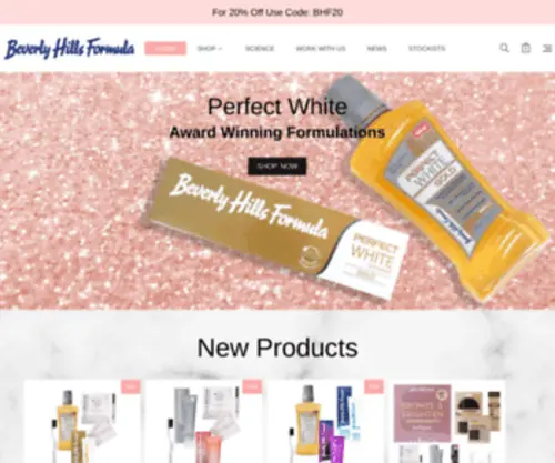 Beverlyhillsformula.com(Beverly Hills Formula) Screenshot