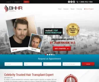 Beverlyhillshr.com(Beverly Hills hair restoration and transplant expert) Screenshot