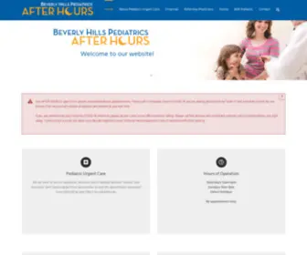 Beverlyhillspediatricsafterhours.com(Beverly Hills Pediatrics After Hours) Screenshot