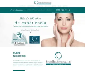 Beverlyhillsphysiciansenespanol.com(PAGINA DE INICIO) Screenshot