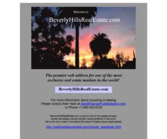 Beverlyhillsrealestate.com(Beverly Hills Real Estate .com) Screenshot