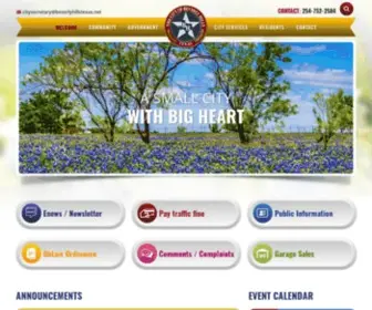 Beverlyhillstexas.net(Small City) Screenshot