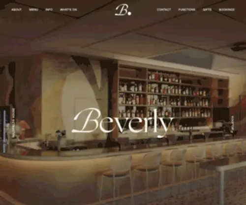 Beverlyrooftop.com.au(Beverlyrooftop) Screenshot