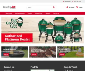 Beverlysacehardware.com(Departments) Screenshot