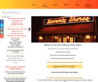 Beverlyshoresindiana.org(Beverlyshoresindiana) Screenshot