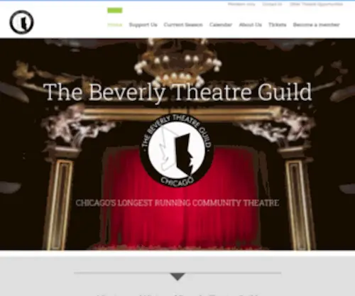 Beverlytheatreguild.org(The Beverly Theatre Guild) Screenshot