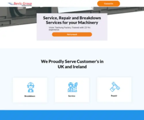 Bevisgroup.com(Bevis Group Technical Services) Screenshot
