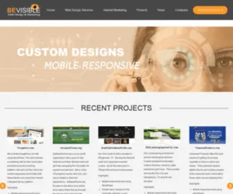 Bevisibledesign.com(Be Visible Web Design & Marketing) Screenshot