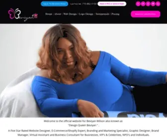 Beviyan.com(Design Queen Beviyan Official Website) Screenshot