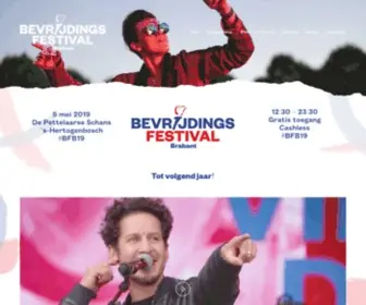 BevrijDingsfestivalbrabant.nl(Bevrijdingsfestival Brabant) Screenshot