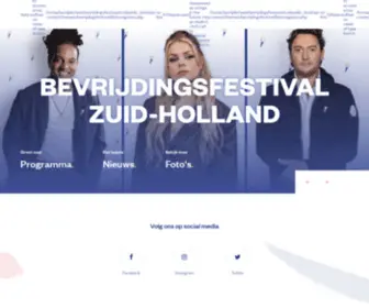 BevrijDingsfestivalzh.nl(Bevrijdingsfestival Zuid) Screenshot