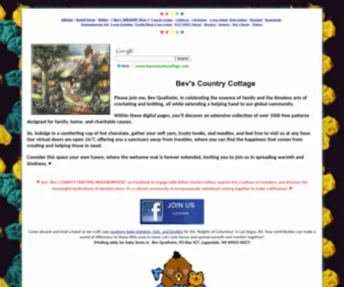 Bevscountrycottage.com(Bev's Country Cottage) Screenshot
