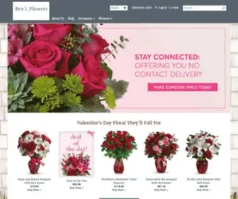 Bevsflowers.ca(Bowmanville Florist) Screenshot