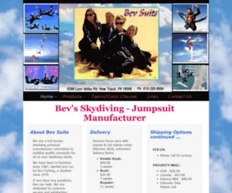 Bevsuit.com(Bevs Suits) Screenshot