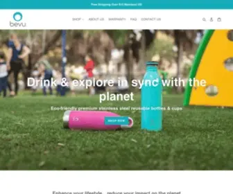 Bevulife.com(Bevu Insulated Bottles) Screenshot