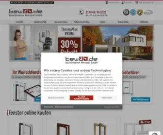 Bew24-Fenster.de(Fenster & Türen günstig online kaufen ➤ bis zu 35% Rabatt) Screenshot