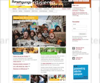 Bewegungsstiftung.de( Stiftung) Screenshot
