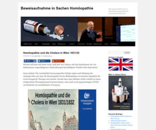 Beweisaufnahme-Homoeopathie.de(Beweisaufnahme Homoeopathie) Screenshot
