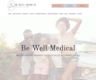 Bewellaz.com(Be Well Medical Primary Care) Screenshot