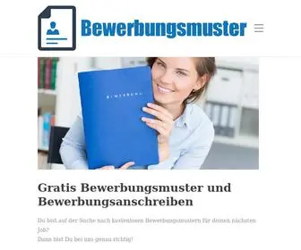 Bewerbungsanschreiben-Muster.de(Gratis Bewerbungsmuster und Bewerbungsanschreiben) Screenshot