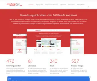 Bewerbungsratgeber24.de(Bewerbungsschreiben) Screenshot