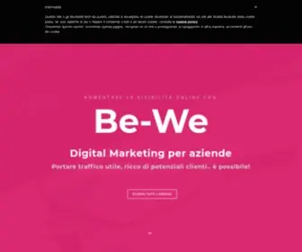 Bewesrl.com(Be-We srl digital marketing per aziende) Screenshot