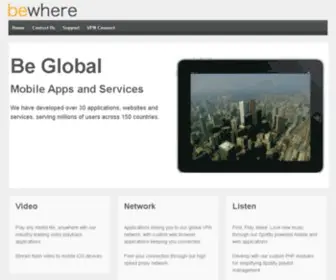 Bewhere.co.uk(BeWhere Projects Ltd) Screenshot