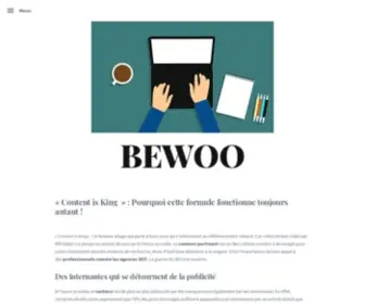 Bewoo.fr(Content is King) Screenshot