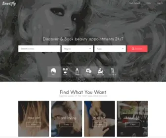 Bewtifly.com(Online Salon/Spa Appointment Booking) Screenshot