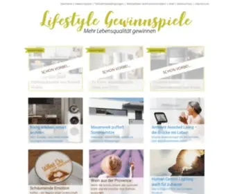 Bewusst-Gesundleben.de(Lifestyle Gewinnspiele) Screenshot