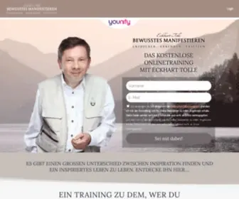 Bewusstesmanifestieren.online(Eckhart Tolle) Screenshot