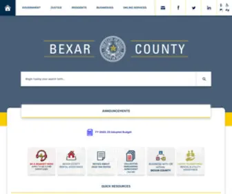 Bexar.org(Bexar County) Screenshot