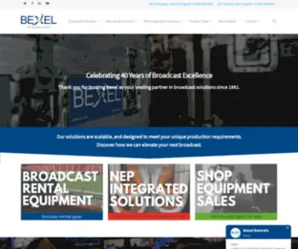 Bexel.com(Broadcast equipment rentals and solutions) Screenshot