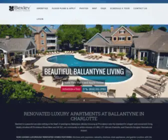 Bexleyprovidence.com(Bexley Crossing at Providence Apartments at Ballantyne in South Charlotte) Screenshot