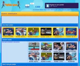 Beyblade-Games.net(Beyblade Games) Screenshot