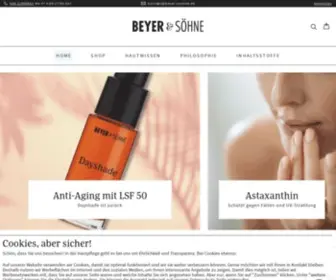 Beyer-Soehne.de(Beyer & Söhne) Screenshot